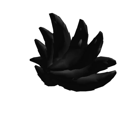 Black Fluffy Kitsune Tails (Raised)