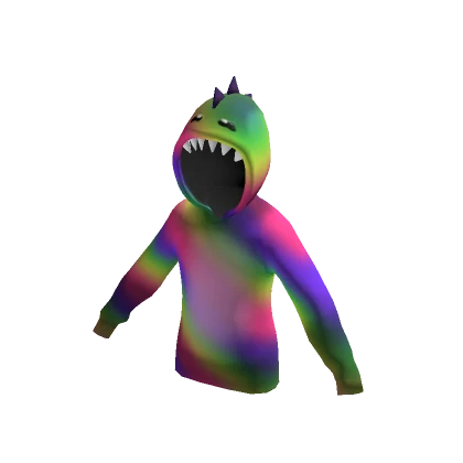 Rainbow Dino Hoodie