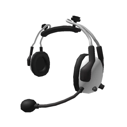 Black and White Tactical Headphones