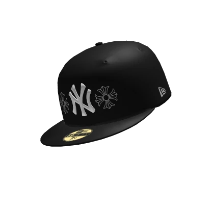 Authentic Chrome Hearts Fitted New York NYC Hat