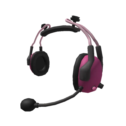 Pink Tactical Headphones