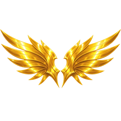 Golden Angel God Wings