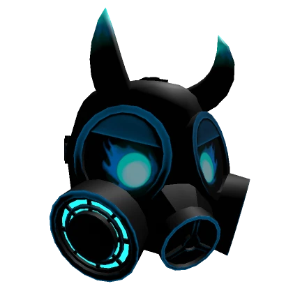 Blue Flame Gas Mask of Insanity