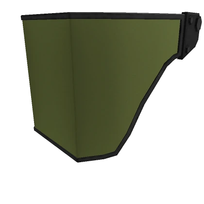 Green Guardsman Visor (Down)