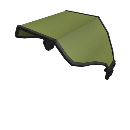 Green Guardsman Visor (Up)