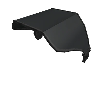 Black Guardsman Visor (Up)