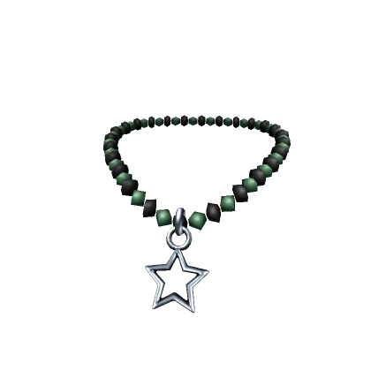 Dark&Green Star Necklace