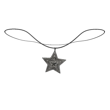 Silver Y2K Star Necklace [1.0]