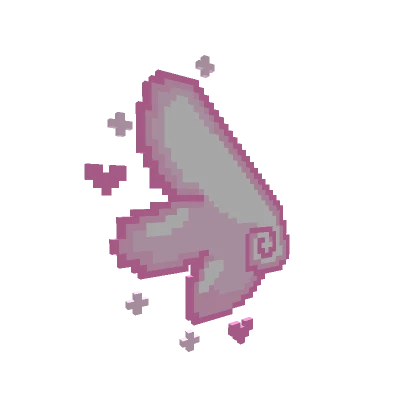 Pixel Angel Right Wing