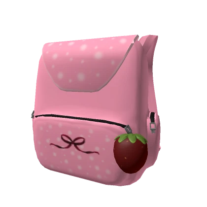 Cute Strawberry Backpack Kawaii