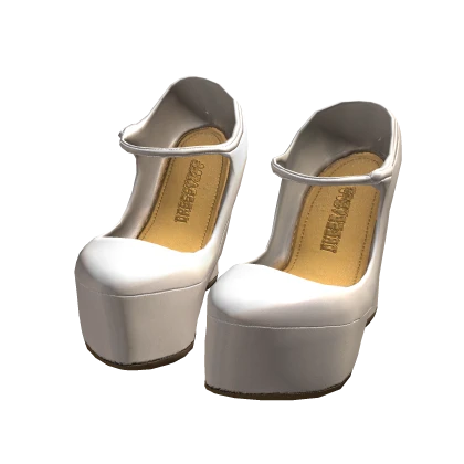 Cute Heels | White