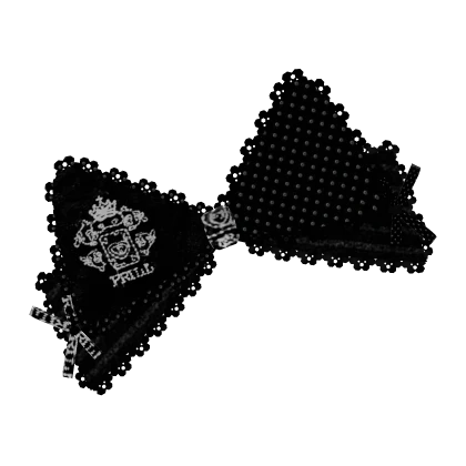 ＞﹏＜Noir Chouquette bow