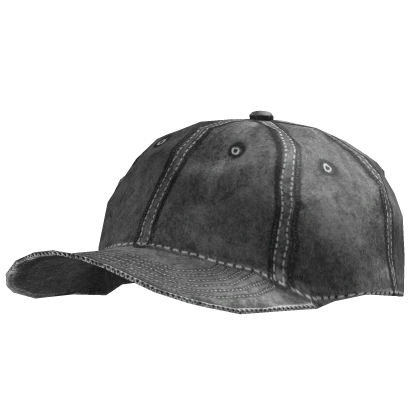 Oversized Off White Distressed Cap