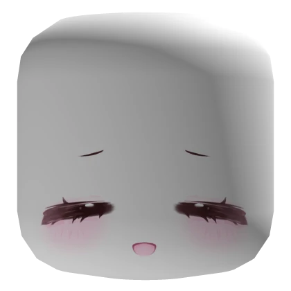 ♡ satisfied anime face mask kawaii