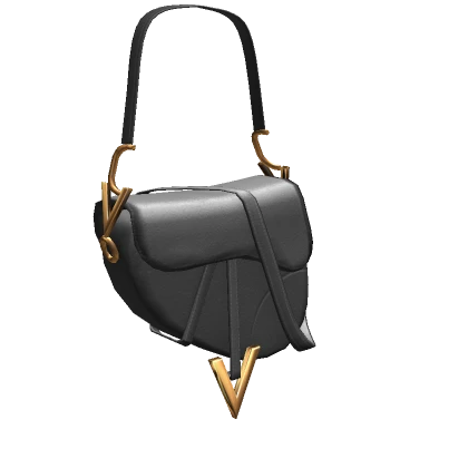 Luxury Black Saddle Bag 3.0 (Right)