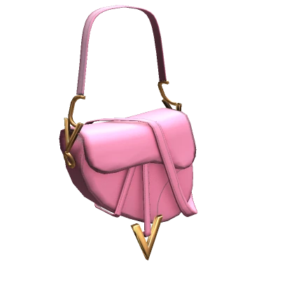 Luxury Pink Saddle Bag 3.0 (Left)