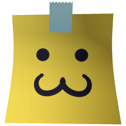 :3 Sticky Note Mask