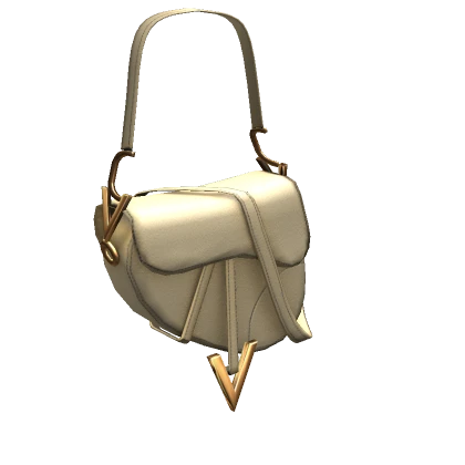 Luxury Cream Saddle Bag 3.0 (Left)