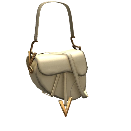 Luxury Cream Saddle Bag 3.0 (Right)