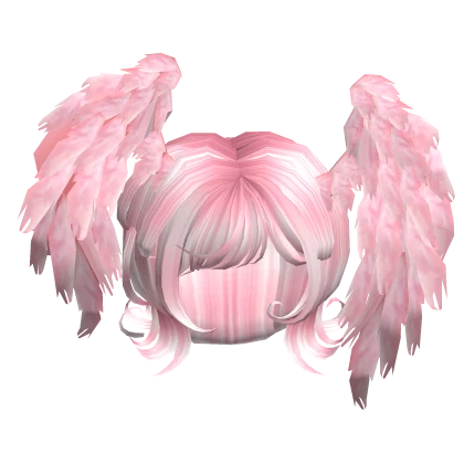 Angelic feathered Wolf Cut [Pink]