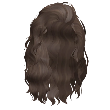 Brown Wavy Summer Baddie Sidepart