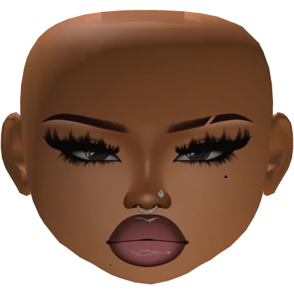 Baddie latina draw Mesh Makeup Gloss lips lashes