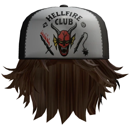 Dustin’s Stranger Things Hat w\ Curly Messy Hair
