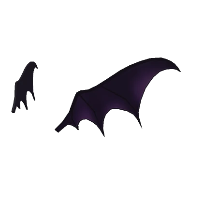 Purple Bat Head Wings