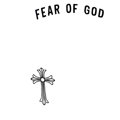 Fear Of God x Cross Face Tattoo