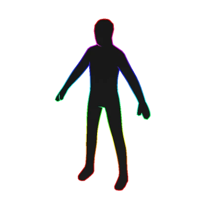 Void Rainbow Avatar Highlights Outline