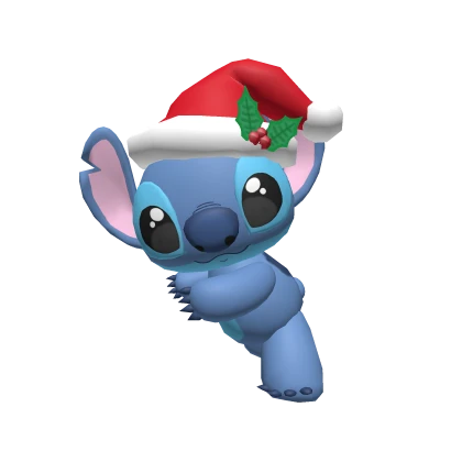 Stitch Alien On Head Christmas