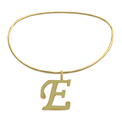 ꒰3.0꒱ MG initial necklace: E