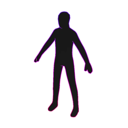 Void Gradient Avatar Highlights Outline in Purple