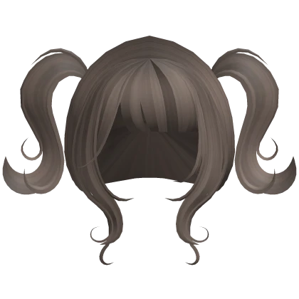 ☆ adorable swirly baby pigtails brown