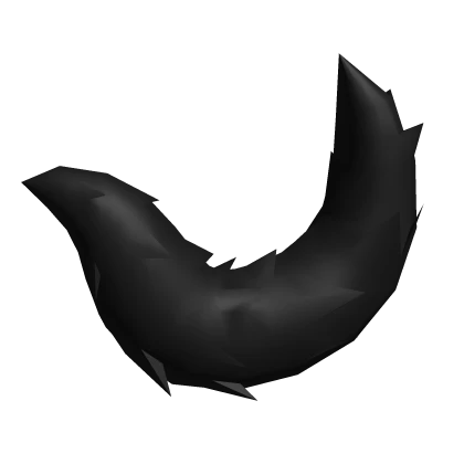 Black Big Fur Tail