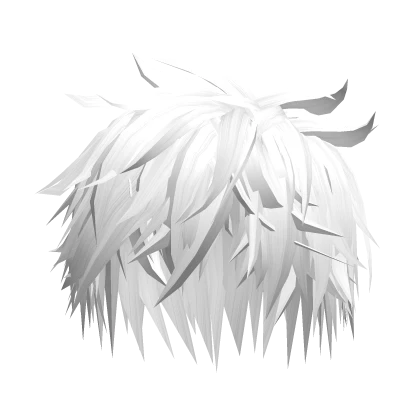 Spiky Anime Boys Emo Hair (White)v13