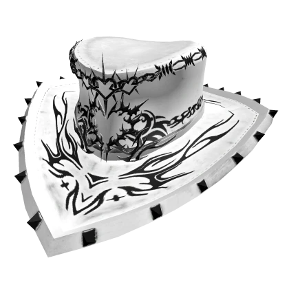 (⌛) White Vampire's Embrace Hat