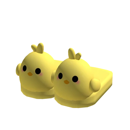 easter chick slippers