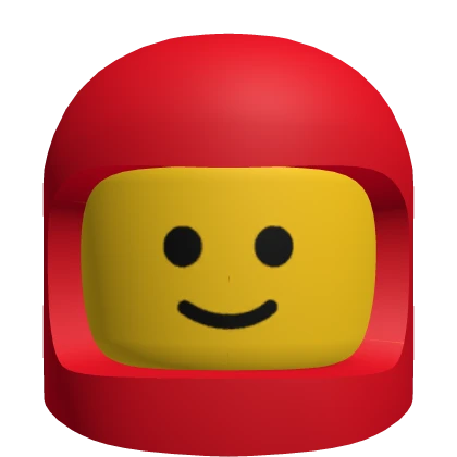 Red Classic Spaceman Helmet