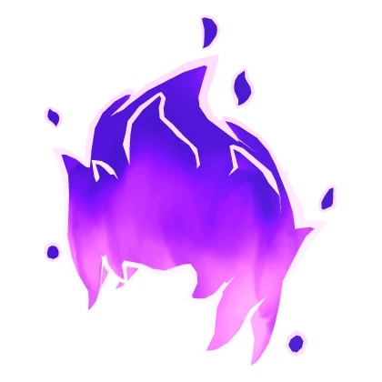Purple Fire Hair