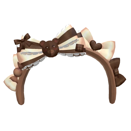 Kawaii Brown Bear Headband