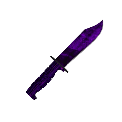 knife in mouth - evil (purple)