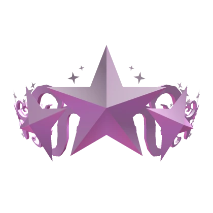 Pink Star Tiara Crown