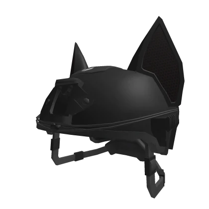 Black Military Furry Helmet