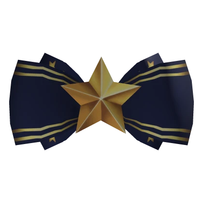 Cosmic Star Bowtie in Dark Navy Blue 1.0