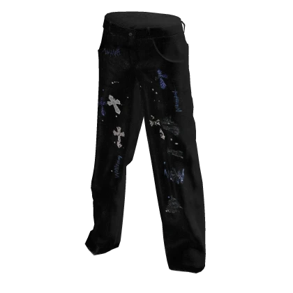 Black Designer AMIRI Pants