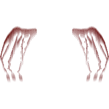 Transparent Reflective Tears - Blood Red (2.0)