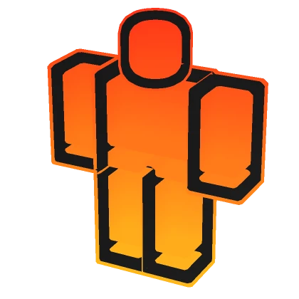 (1.0) Gradient Double Outline Full Avatar Orange