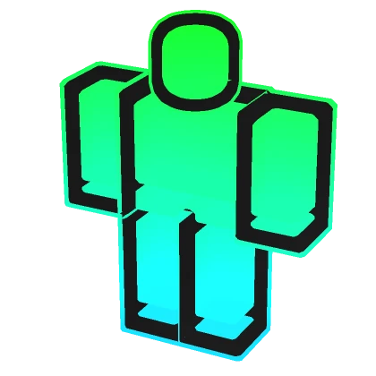 (1.0) Gradient Double Outline Full Avatar Green