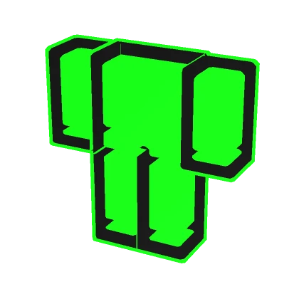 (1.0) Neon Lime Double Outline Avatar